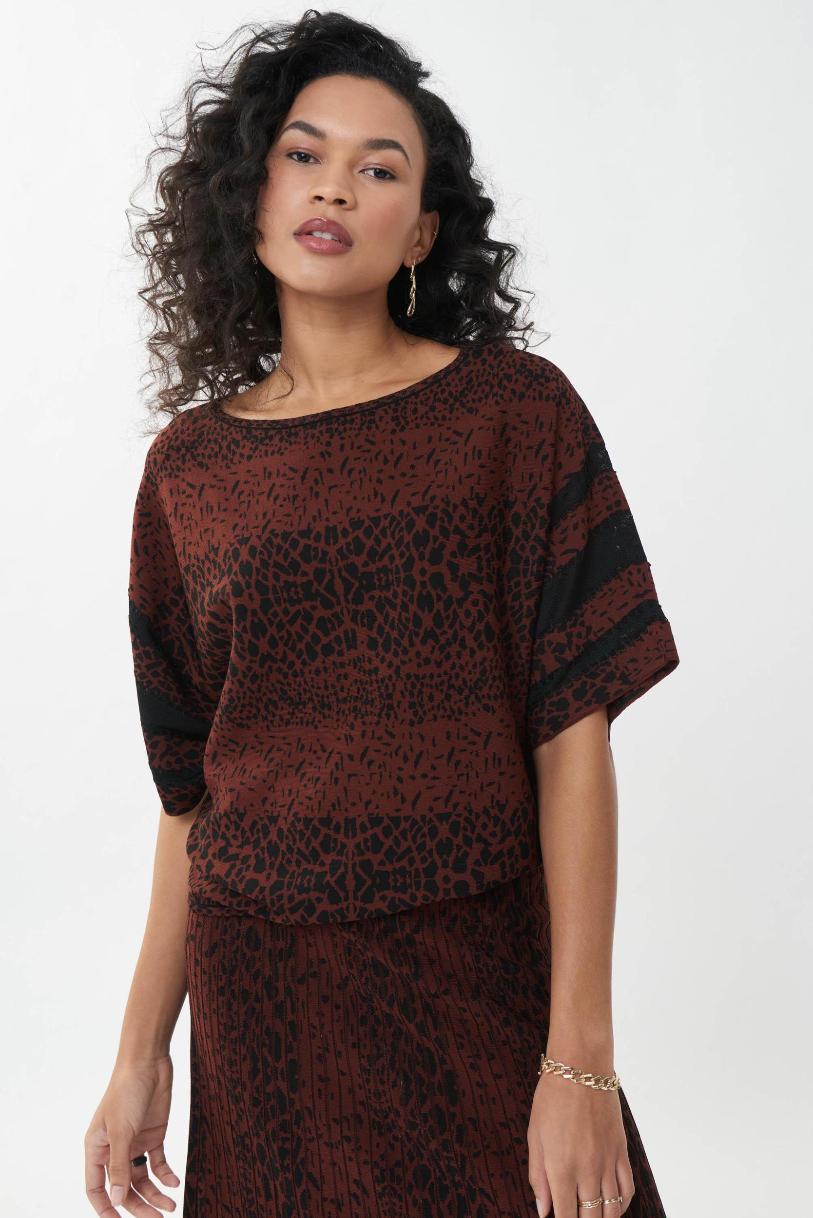 Joseph Ribkoff Jacquard Sweater Product Image