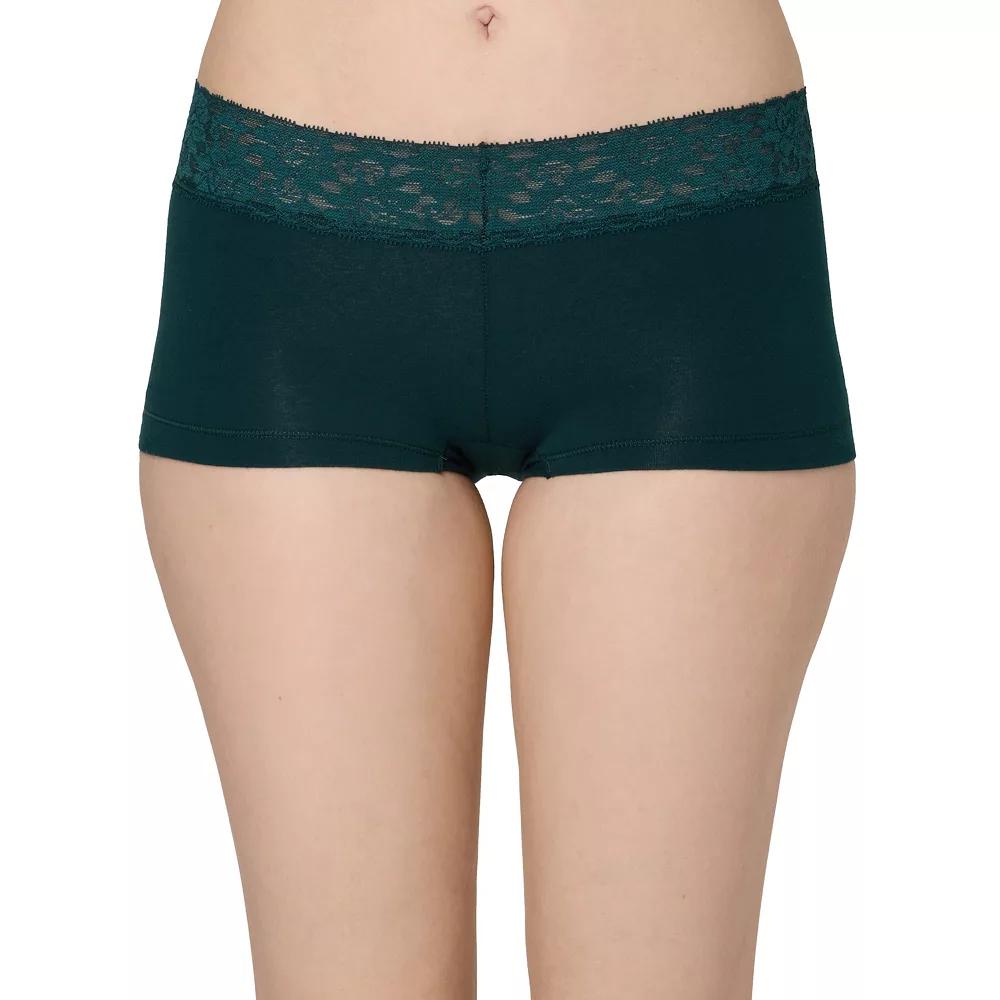 Maidenform® Dream® Cotton Lace-Trim Boyshort Underwear 40859, Women's,  Product Image