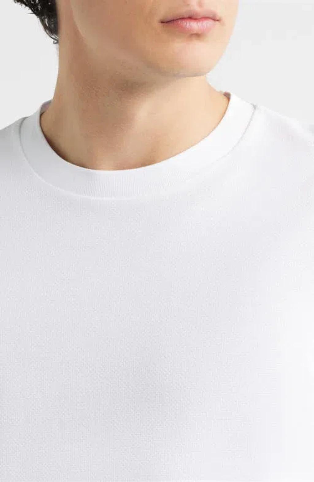 HUGO BOSS Boss Thompson Solid T-shirt In White Product Image