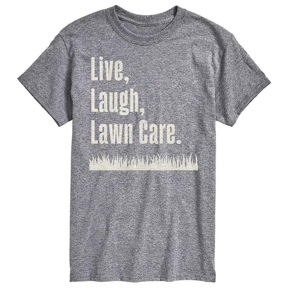 Men's Live Laugh Lawn Care Graphic Tee,  Product Image