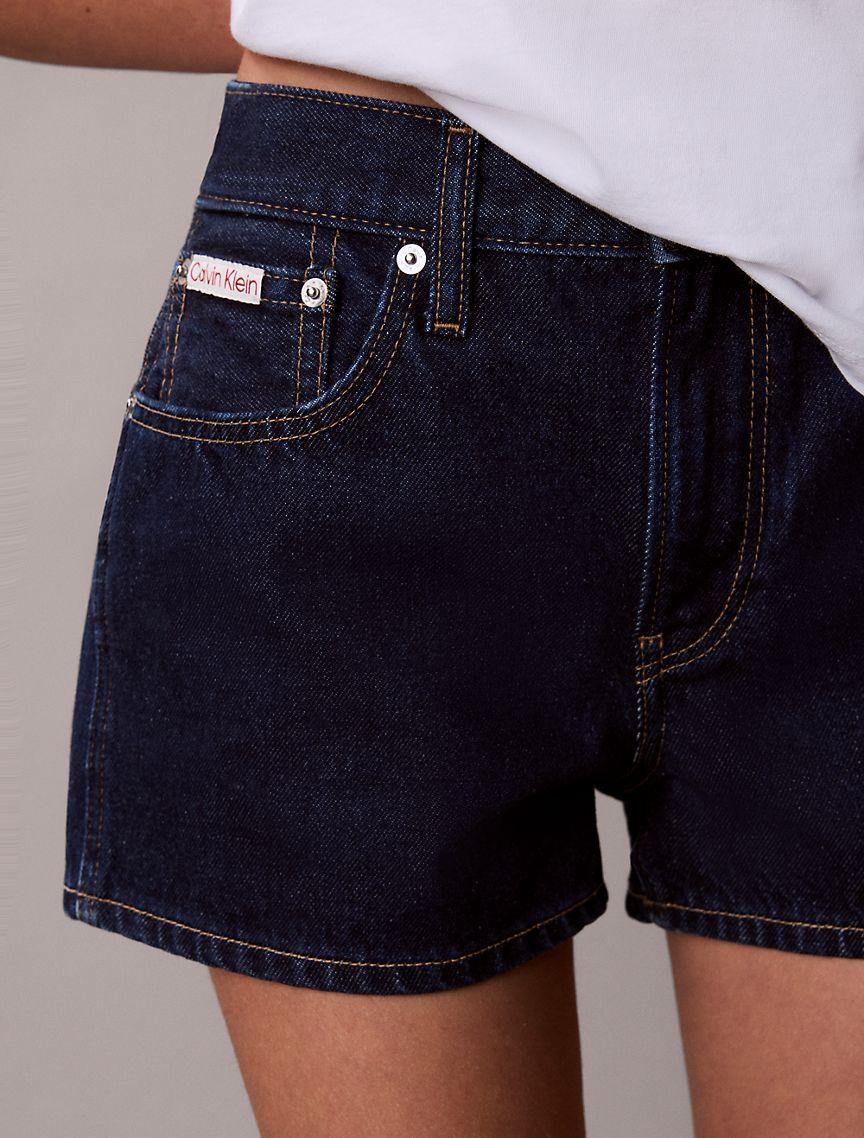 Denim Mini Shorts Product Image