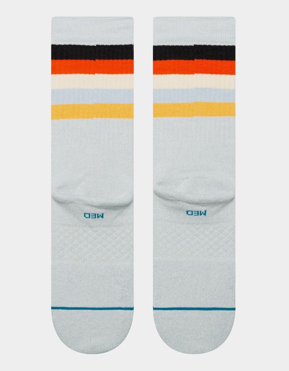 STANCE Maliboo Mens Crew Socks - LT BLUE/WHITE Product Image