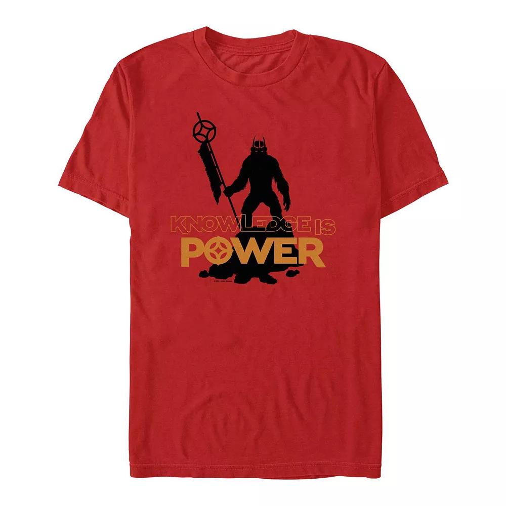 Men's Kingdom Of The Planet Of The Apes Knowledge Is Power Graphic Tee, Size: Small, Red Product Image