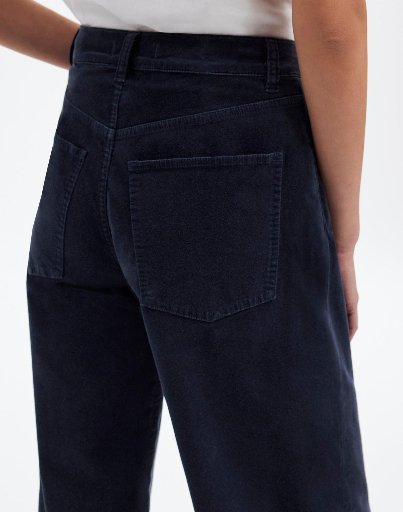Superwide-Leg Pants in Velvet Product Image