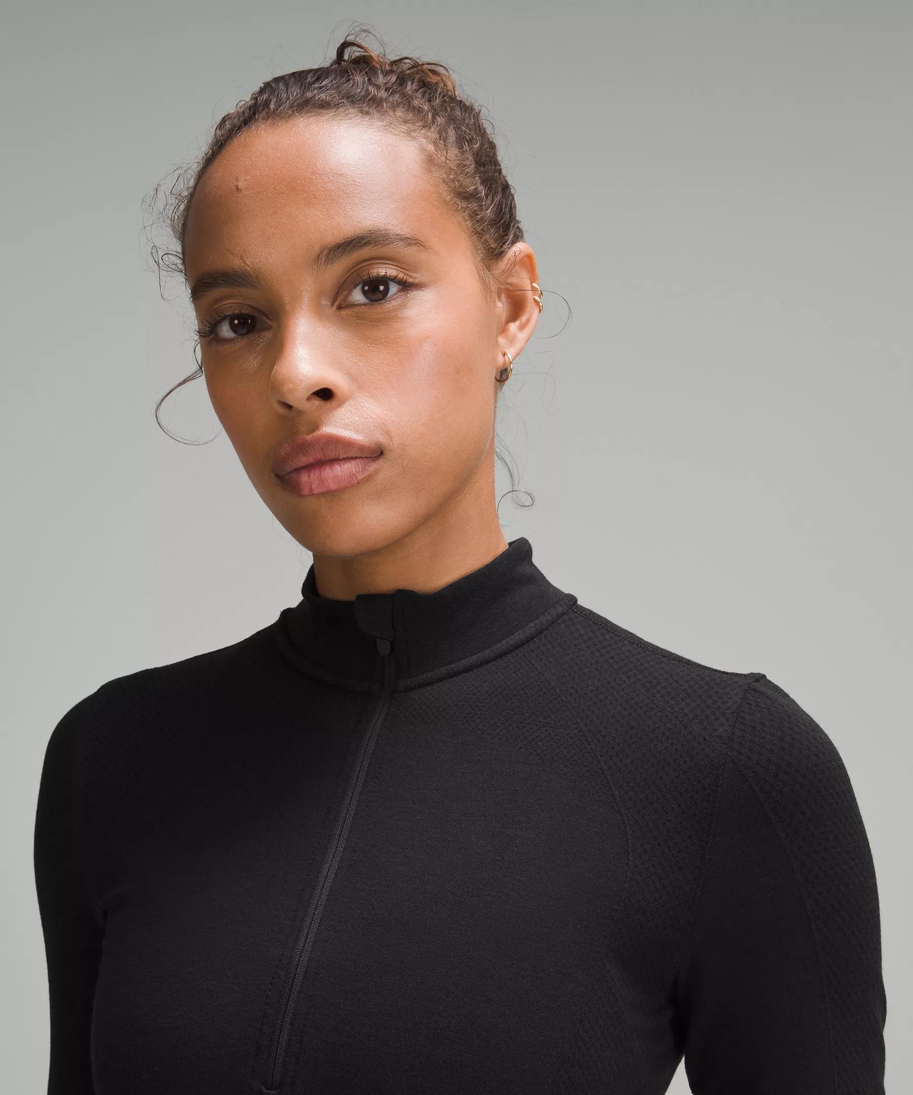 Merino Wool-Blend Base Layer Half Zip Product Image