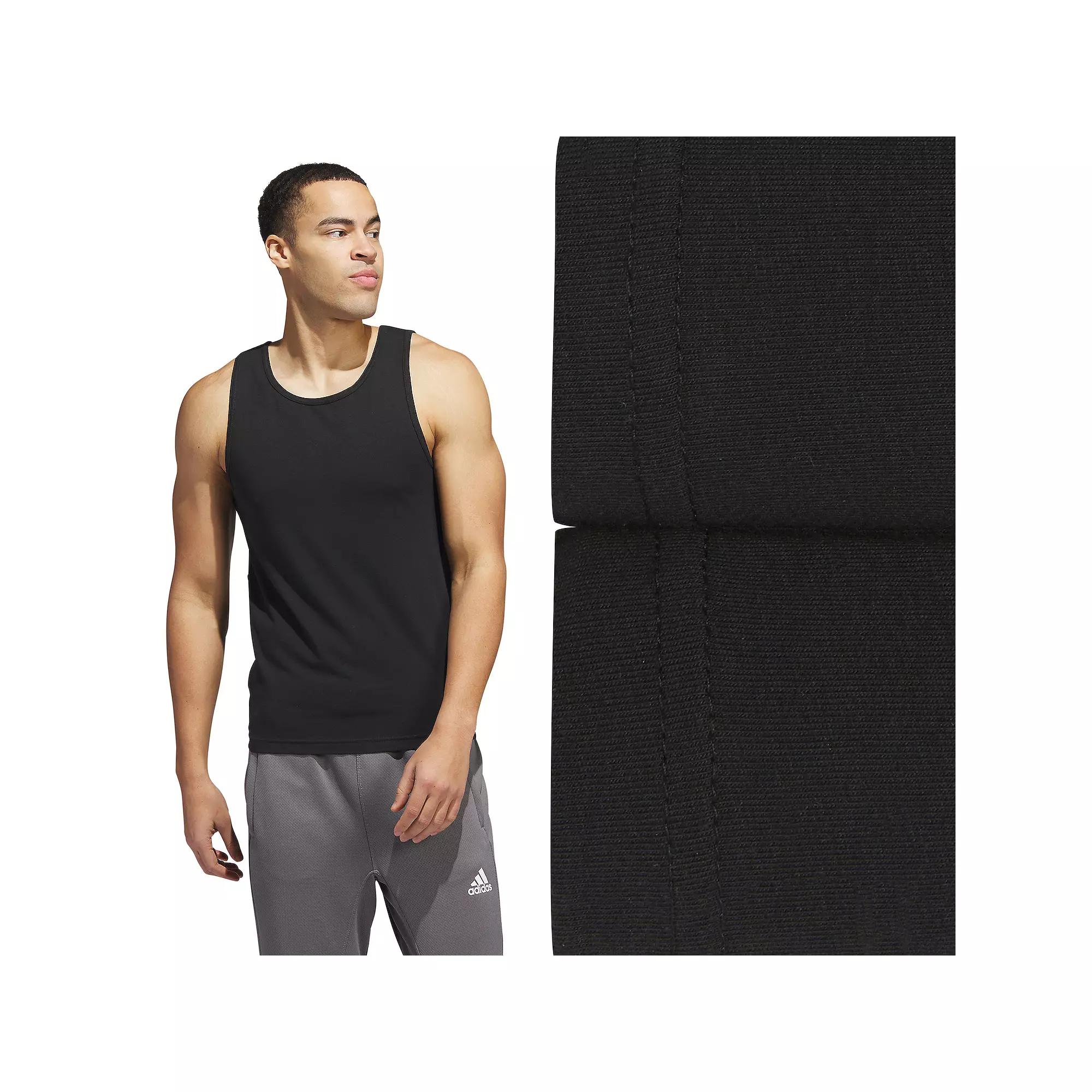 Men's adidas 2-pack Stretch Cotton Tank Tops,  Product Image