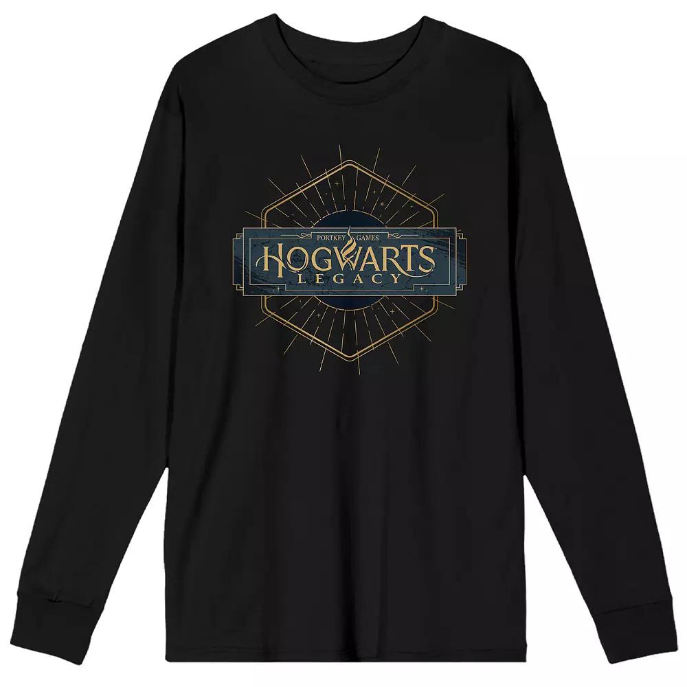 Men's Hogwarts Legacy Hexagon Logo Long Sleeve Tee,  Product Image