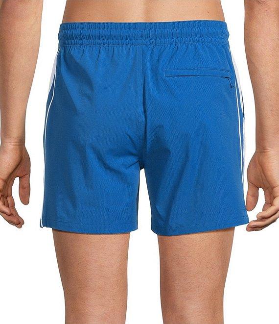 Murano Color Blocked Solid 5#double; Swim Trunks Product Image