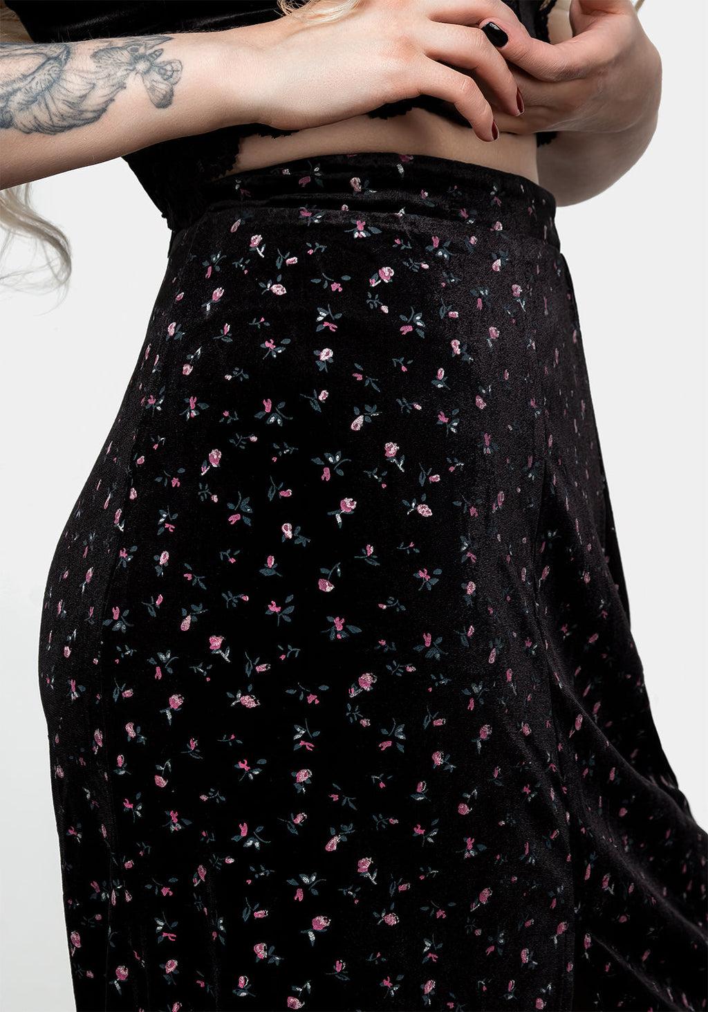 Woe Midi Split Skirt Product Image
