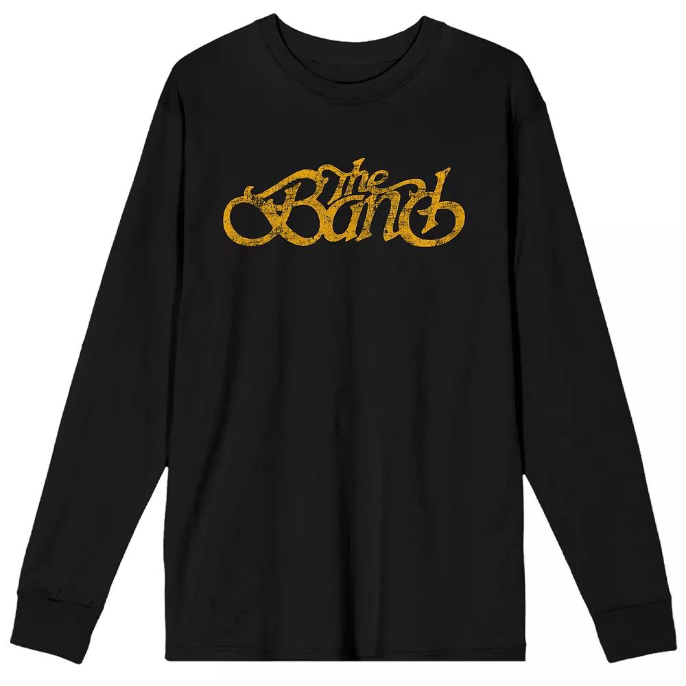 Men's The Band Distressed Logo Long Sleeve Graphic Tee,  Product Image