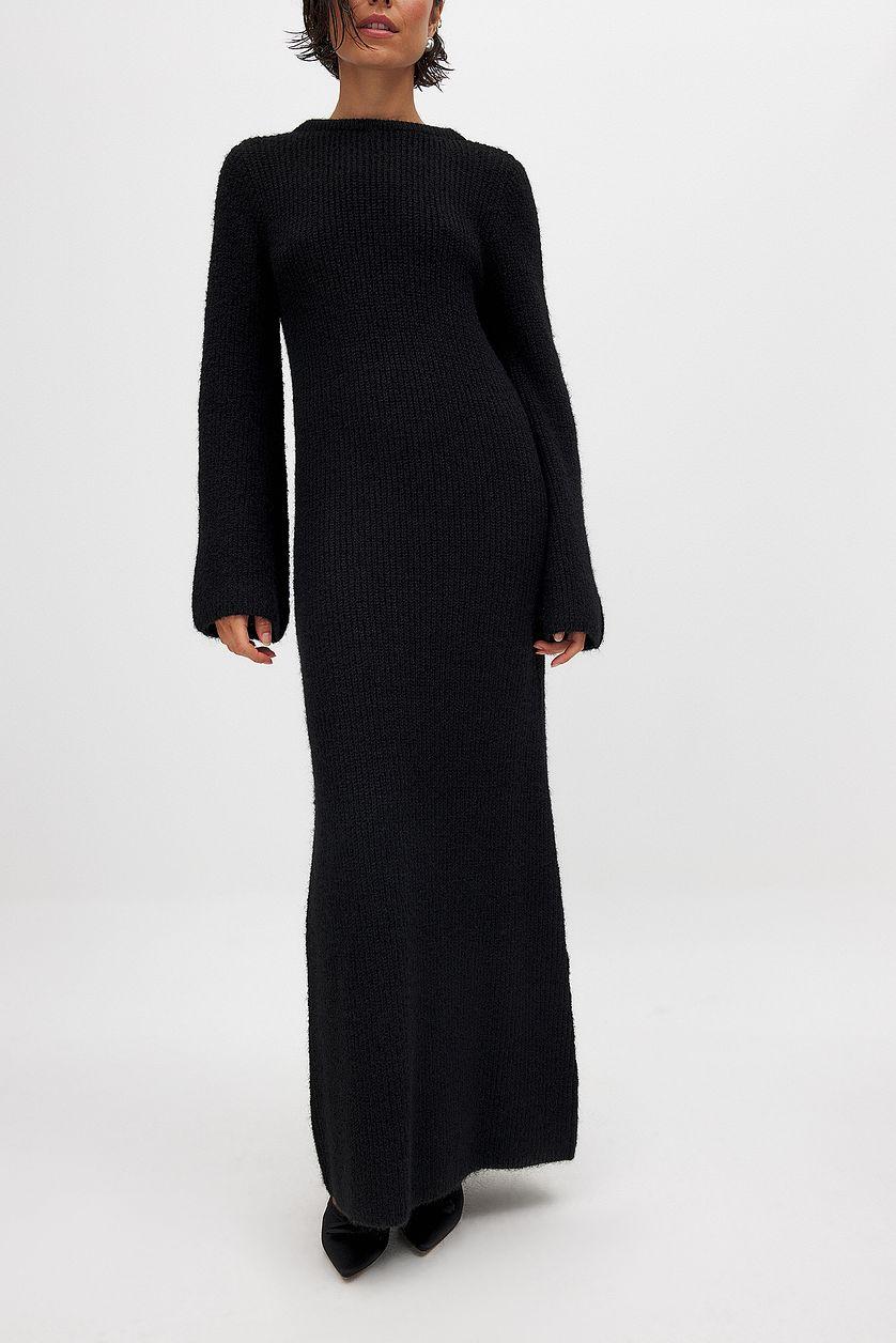 Knitted Bow Maxi Dress Product Image