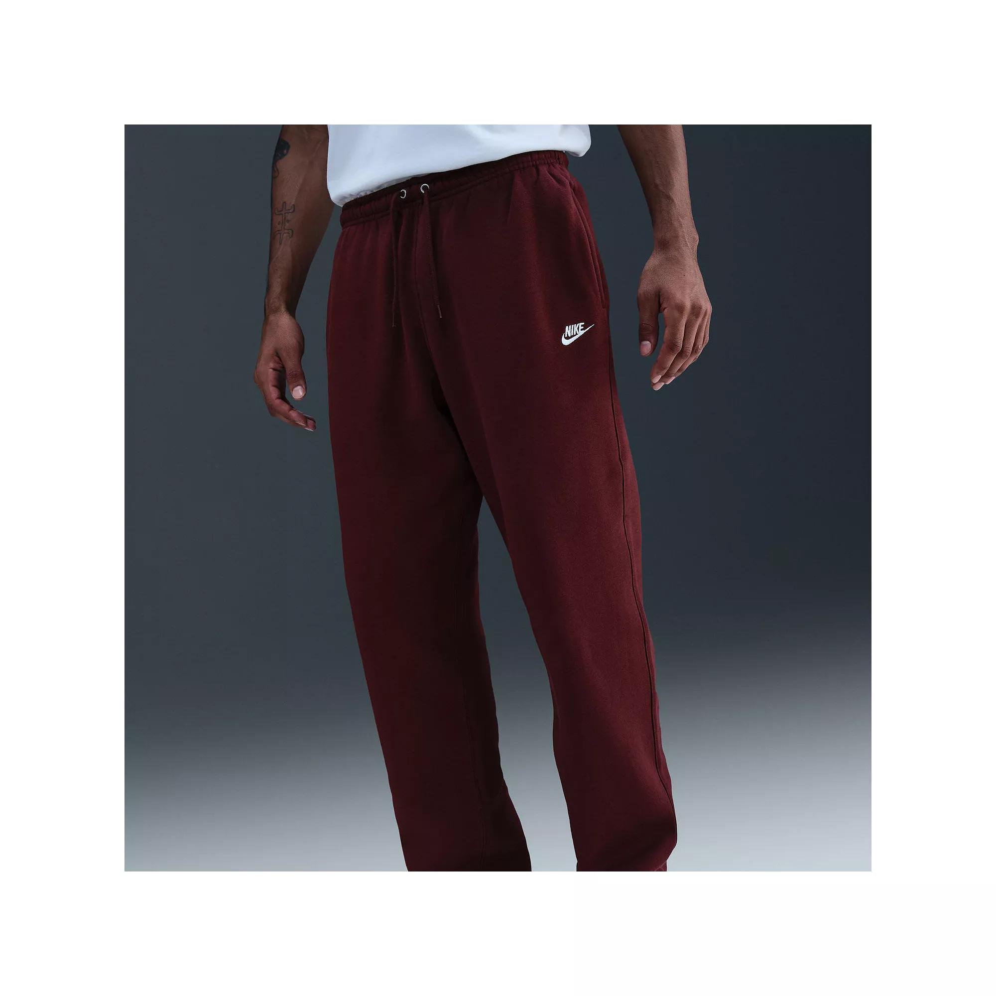 Big & Tall Nike Open-Hem Fleece Pants, Men's,  Product Image