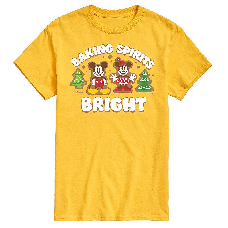Disney's Mickey & Minnie Mouse Men's Baking Spirits Bright Graphic Tee,  Product Image