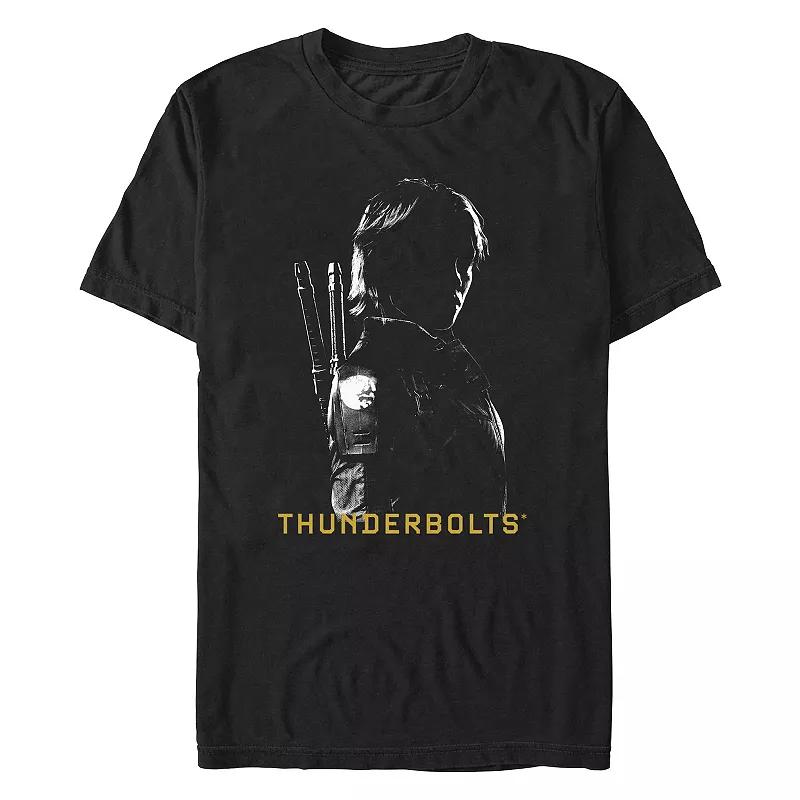 Big & Tall Marvel Thunderbolts Yelena In The Shadows Graphic Tee, Men's, Size: Medium Tall, Black Product Image