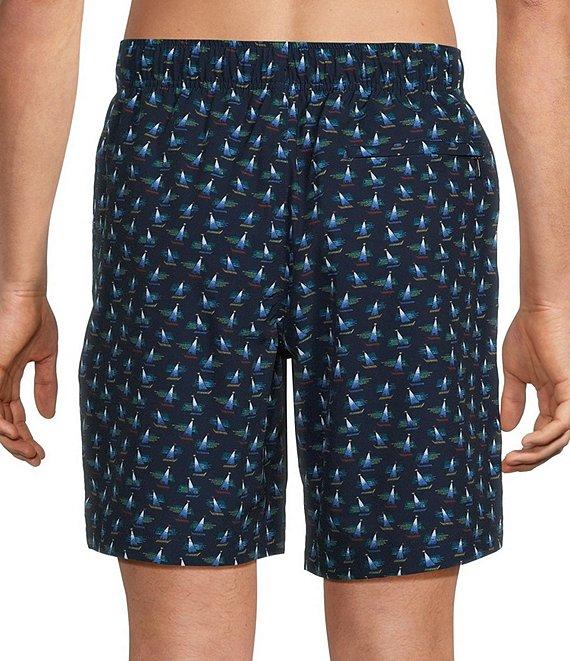Roundtree & Yorke Mini Sailboat 8#double; Swim Trunks Product Image
