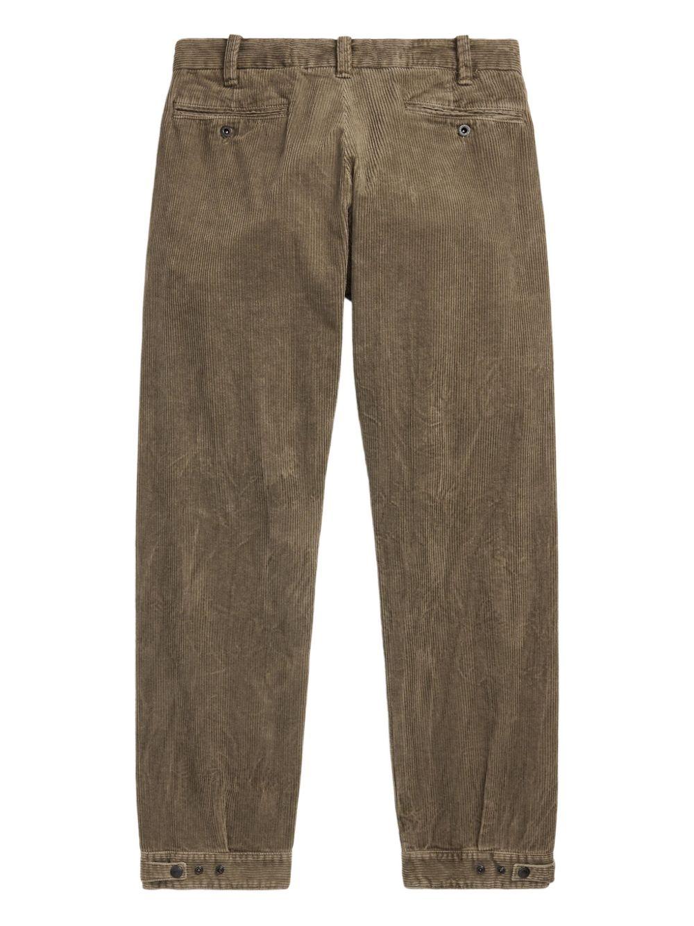 corduroy straight-leg trousers Product Image