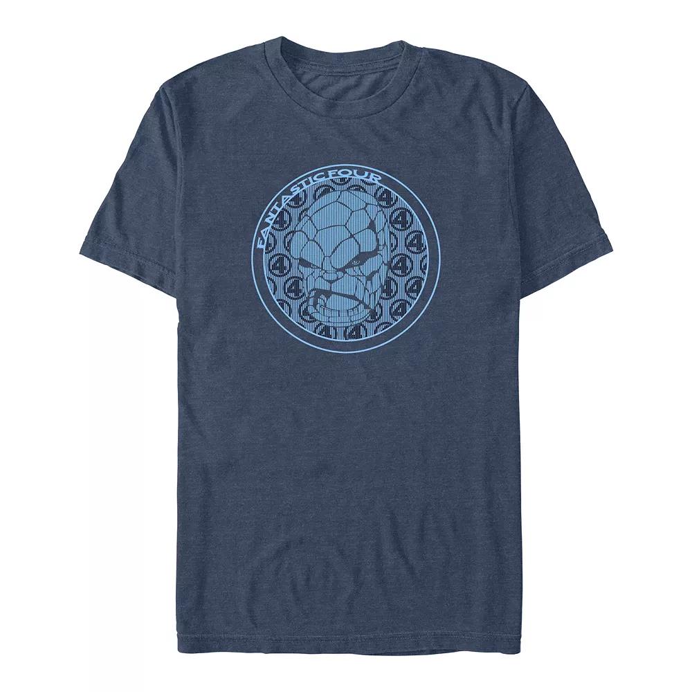 Big & Tall Marvel Fantastic Four The Thing Stamp Graphic Tee, Men's,  Product Image