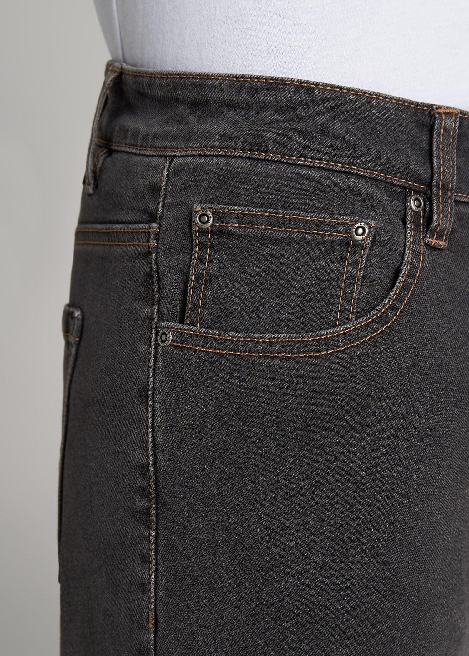 Carman TAPERED Jeans for Tall Men in Dark Grey Denim Male Product Image