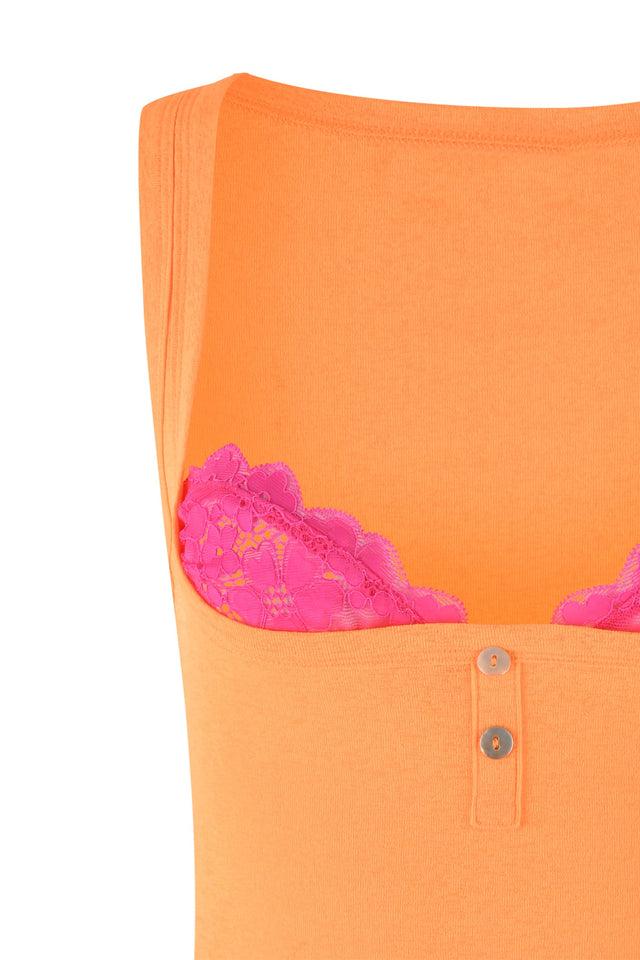 PIPPA MINI DRESS - ORANGE : APRICOT Product Image