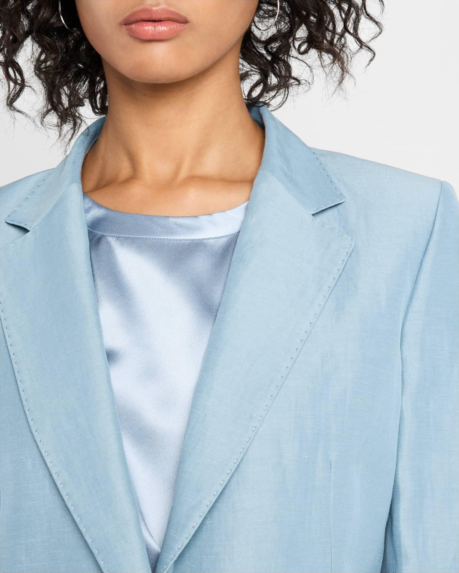 Elongated Pick Stitch Blazer Product Image