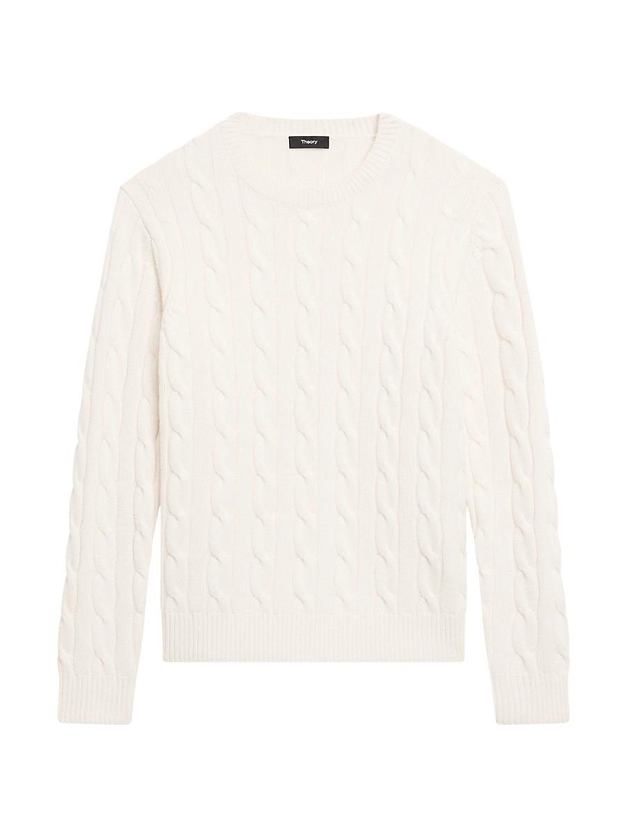 Mens Montana Wool Cable-Knit Sweater Product Image