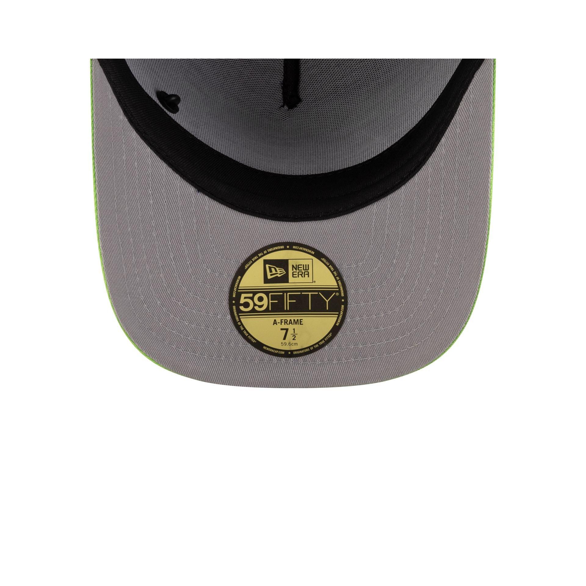 Colorado Rockies Navy Lavender 59FIFTY A-Frame Fitted Hat Male Product Image