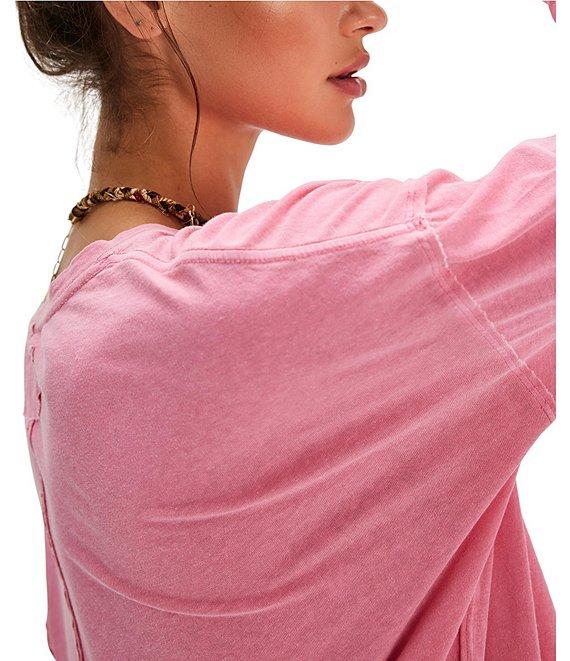 Free People Nina Crew Neck Long Sleeve Tee Product Image