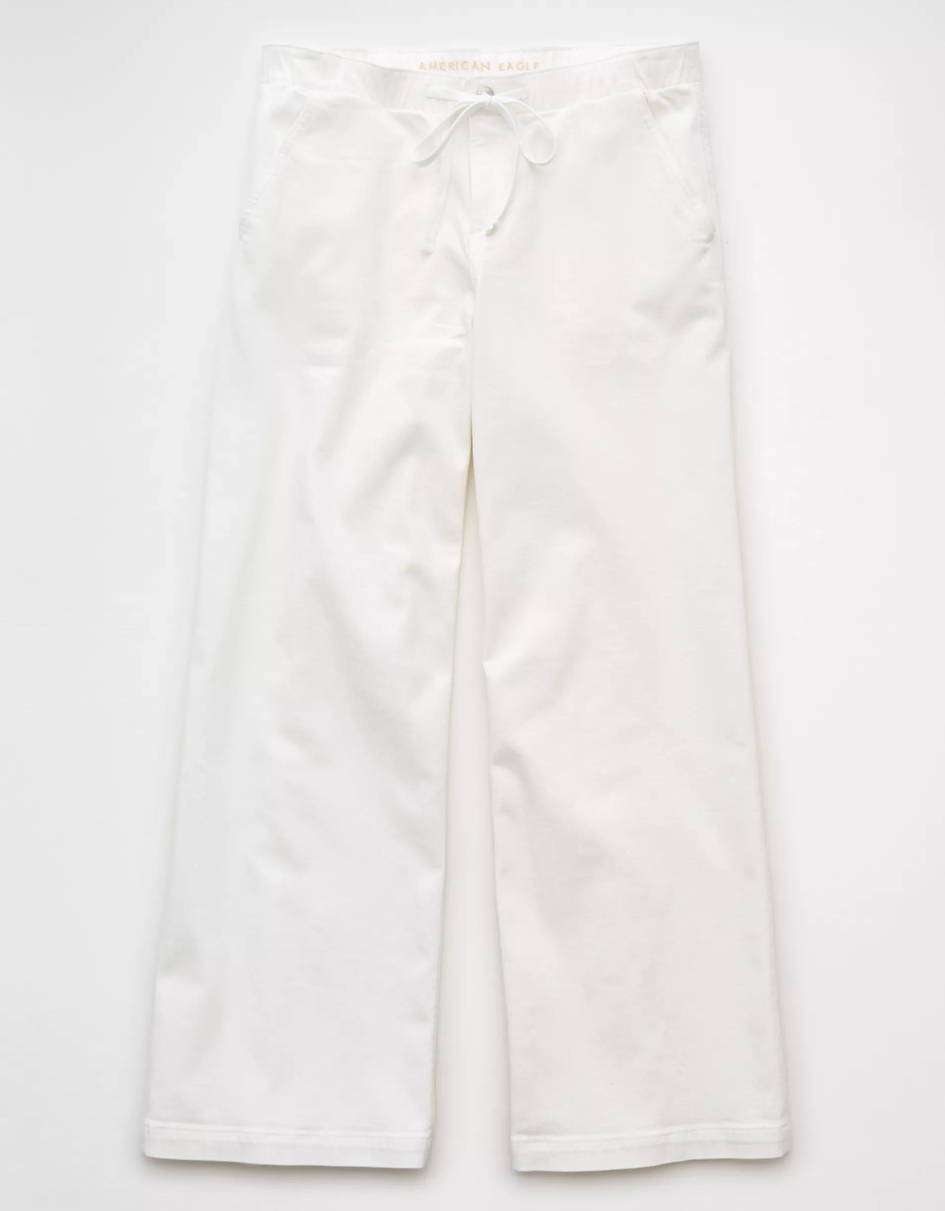 AE Stretch Low-Rise Ultra Wide-Leg Pull-On Jean Product Image