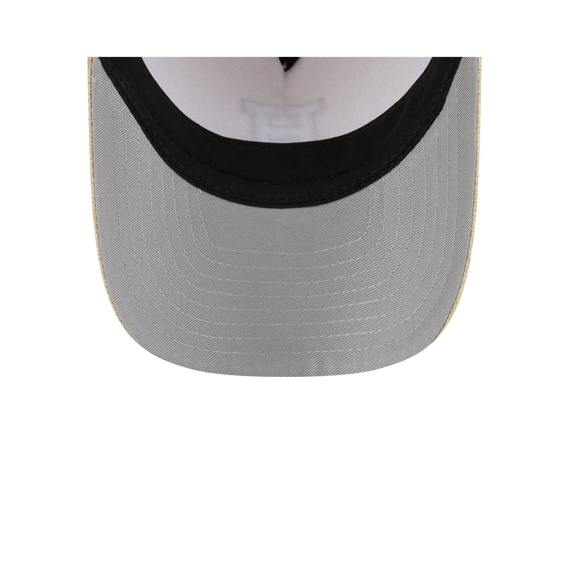 Houston Astros Cotton Weave Stone 9FORTY M-Crown A-Frame Snapback Hat Male Product Image