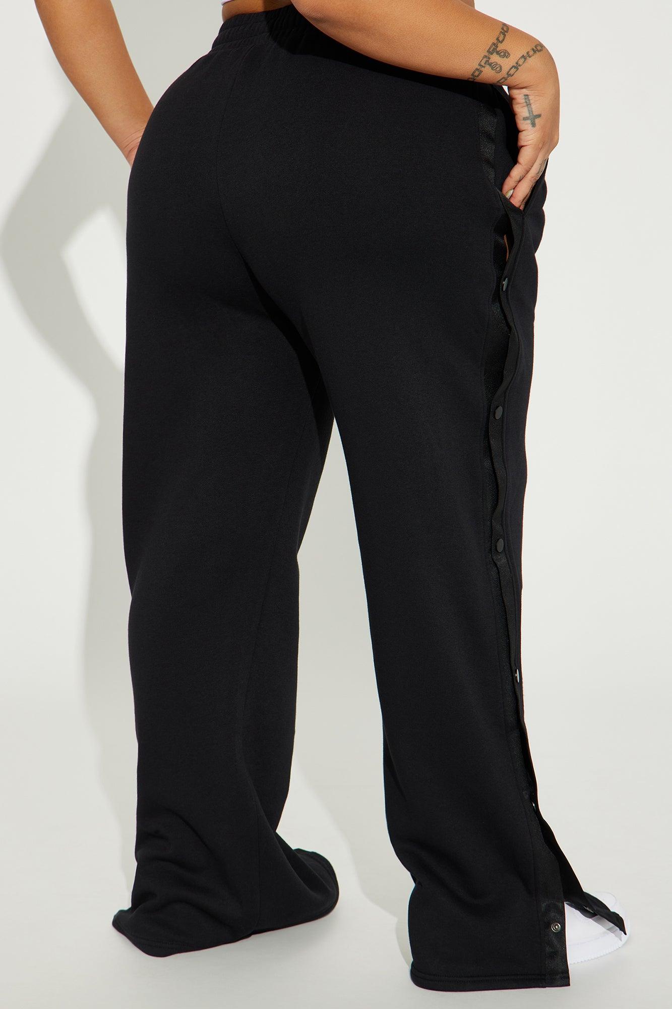 Raiders Snap Button Pants - Black Female Product Image