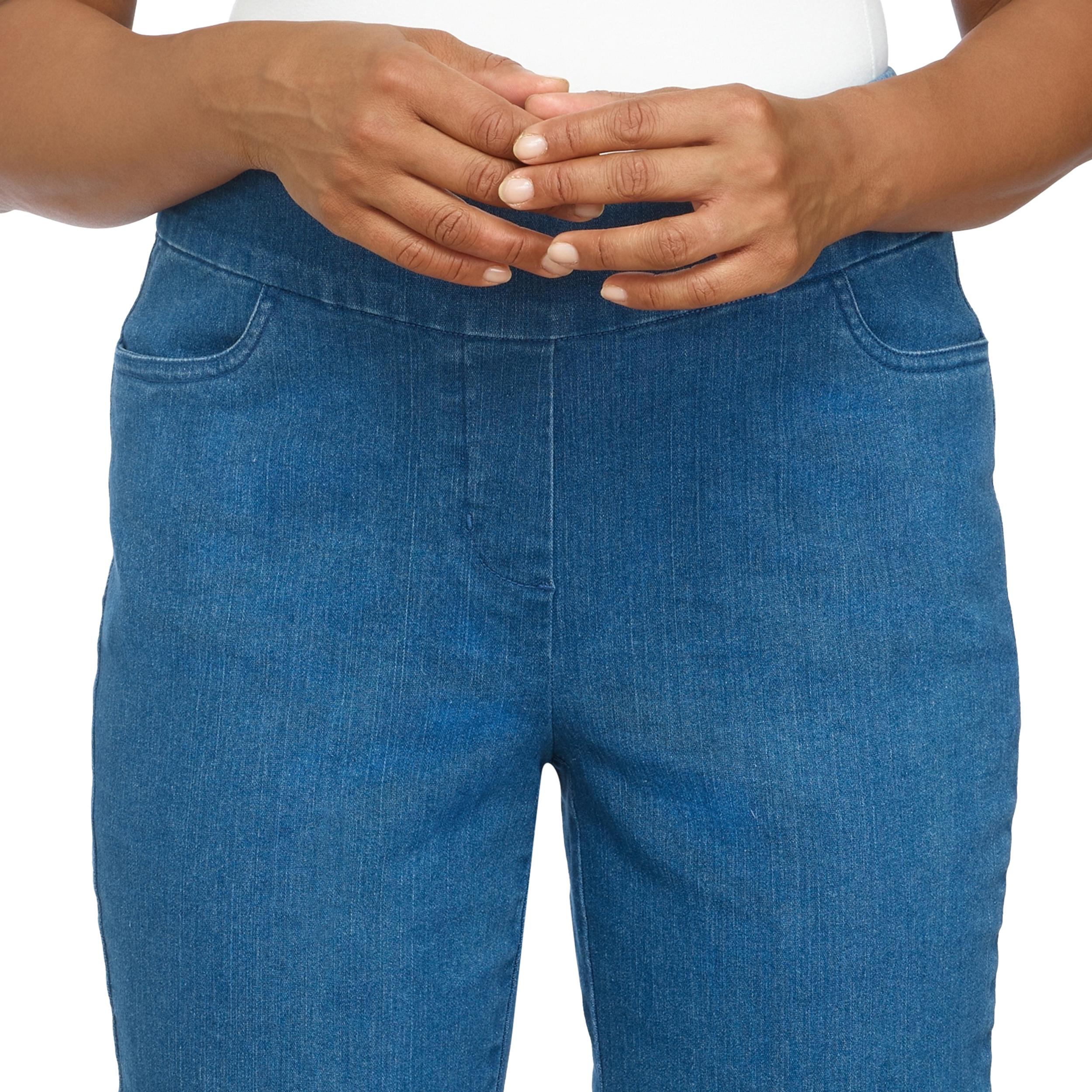 Alfred Dunner Women's Super Stretch Mid- Rise Average Length Pant Product Image