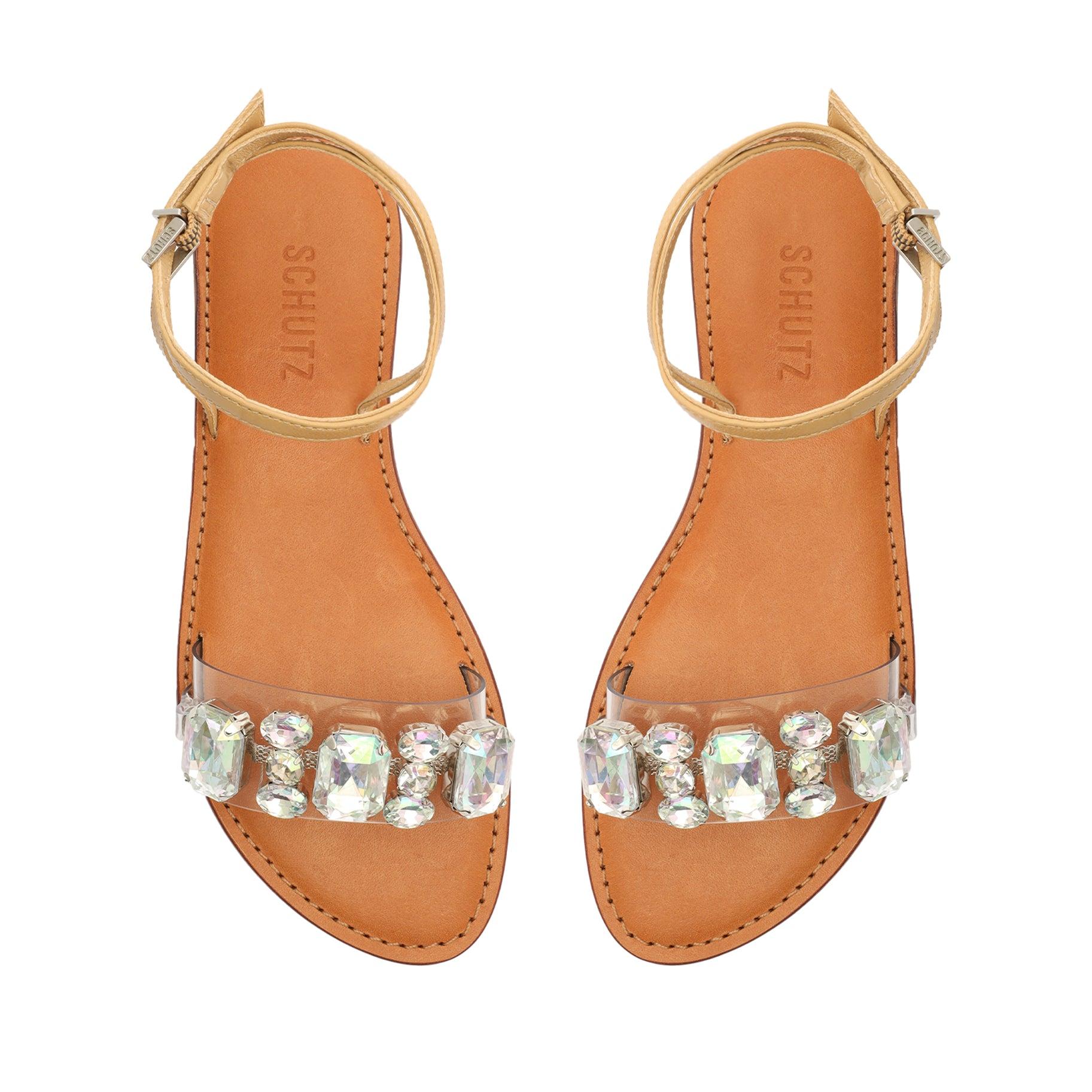 Chloe Vinyl & Nappa Leather Sandal Product Image