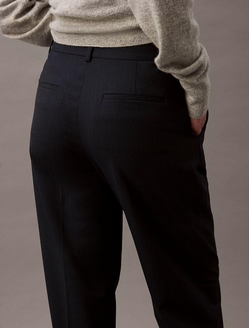 Refined Stretch Pinstripe Classic Trouser Product Image