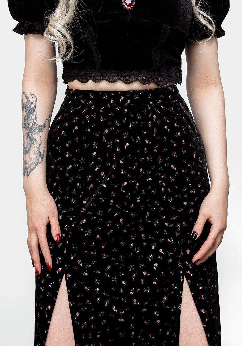 Woe Midi Split Skirt Product Image