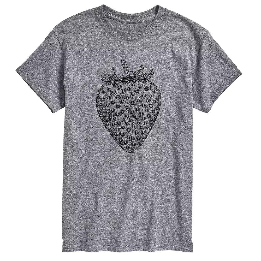 Men's Strawberry Sketch Graphic Tee,  Product Image