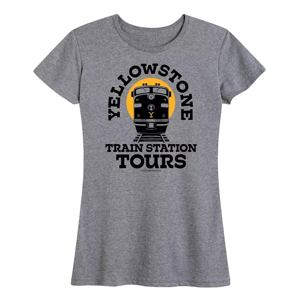 Women's Yellowstone Train Station Tours Graphic Tee,  Product Image