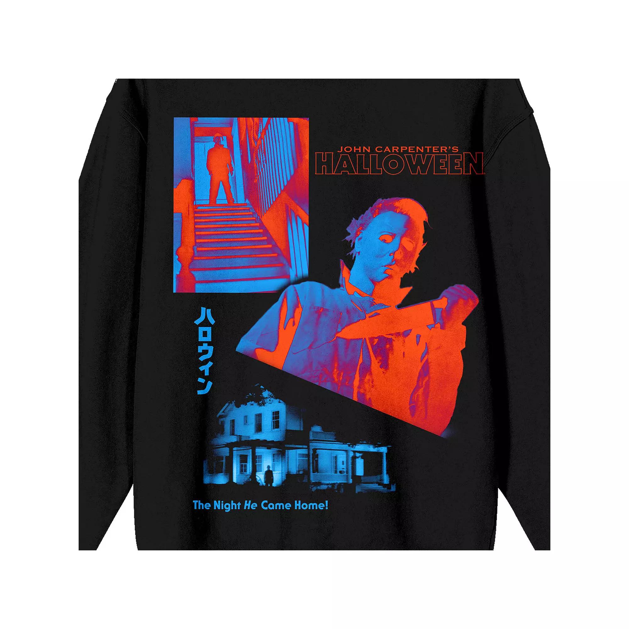 Men's John Carpenter's Halloween Long Sleeve Graphic Tee,  Product Image