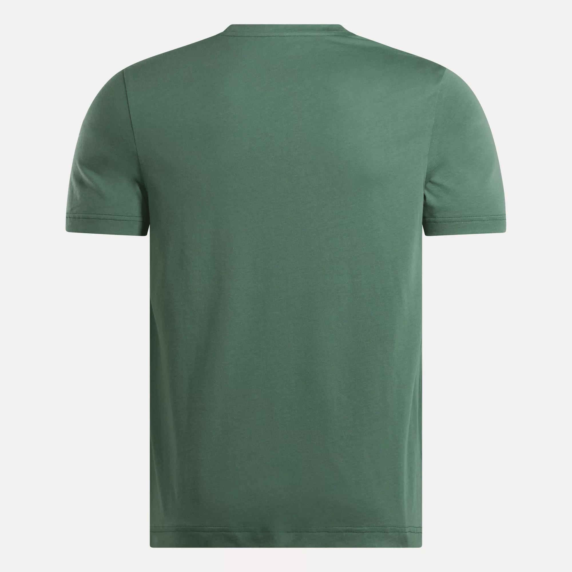 Men's Reebok Identity Big Stacked Logo T-Shirt Male Product Image