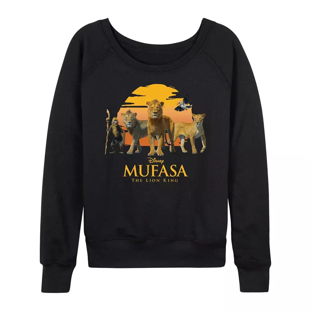 Disney's Mufasa: The Lion King Women's Sun French Terry Long Sleeve Tee,  Product Image