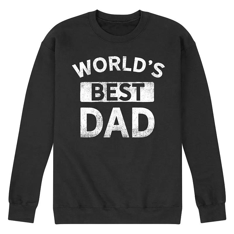 Men's Worlds Best Dad Fleece Sweatshirt,  Product Image