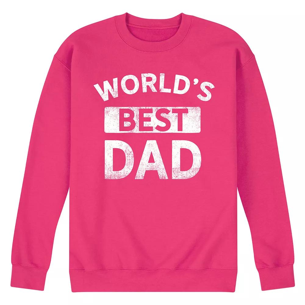 Men's Worlds Best Dad Fleece Sweatshirt,  Product Image
