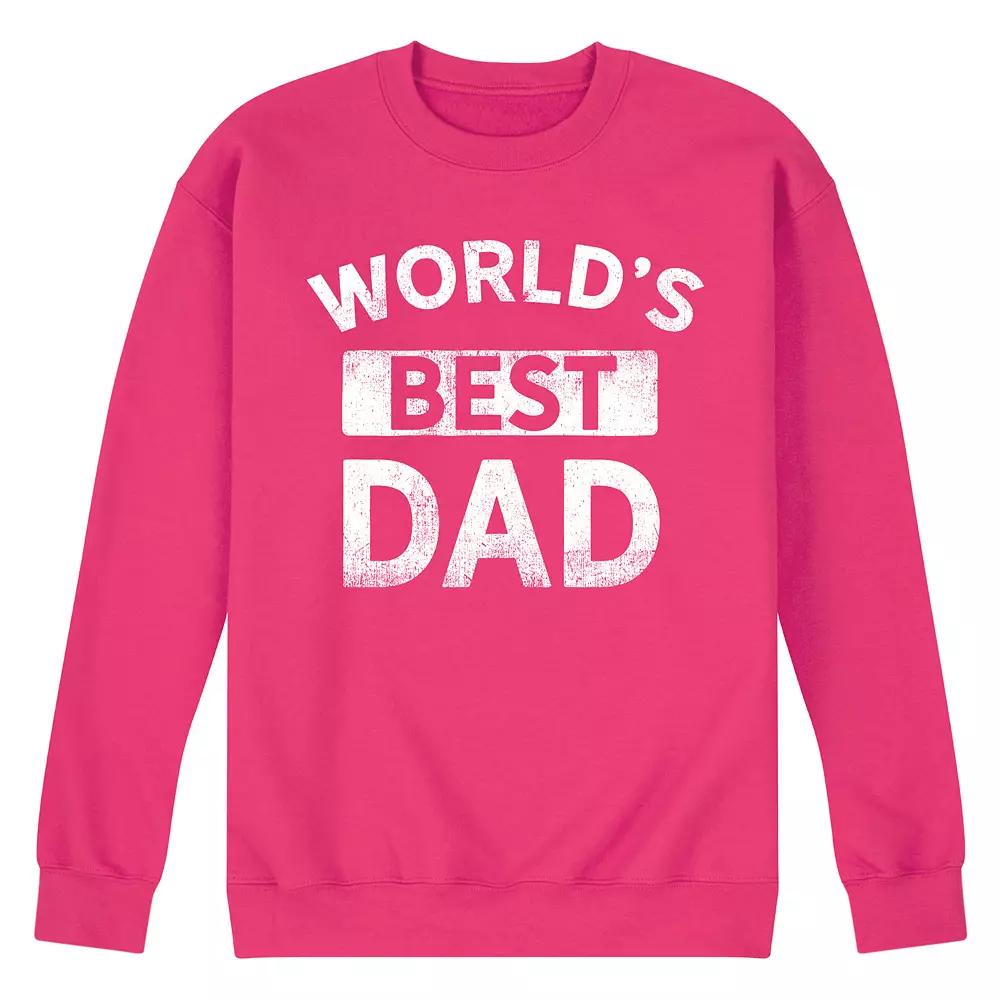 Men's Worlds Best Dad Fleece Sweatshirt,  Product Image