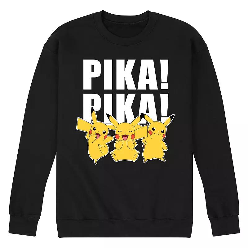 Mens Pokemon Multi Pikachu Pika Pika Sweatshirt Product Image