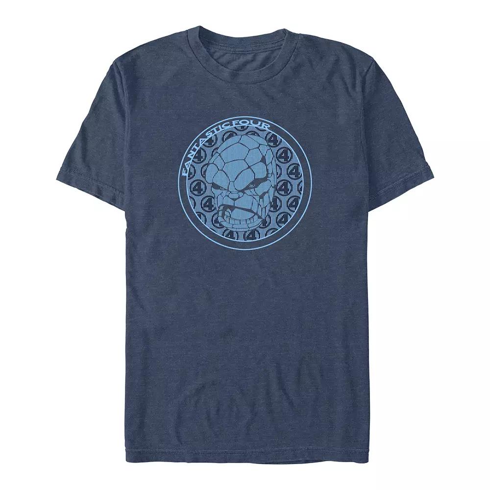 Big & Tall Marvel Fantastic Four The Thing Stamp Graphic Tee, Men's,  Product Image