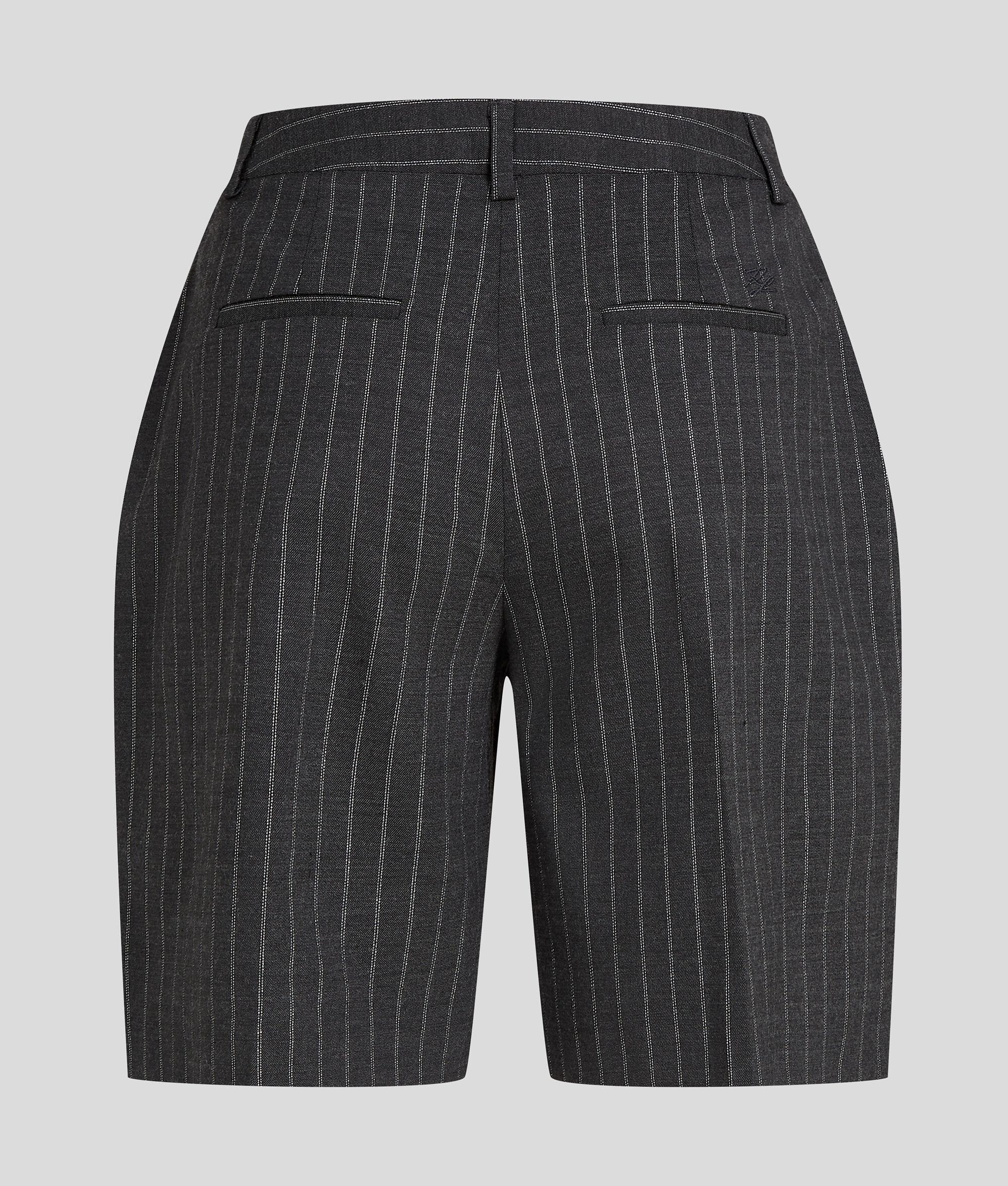 METALLIC PINSTRIPE SHORTS Product Image