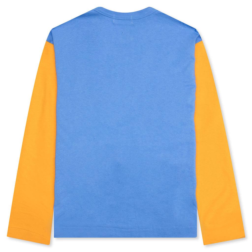 Women's Bi-Color T-Shirt - Blue/Yellow Female Product Image