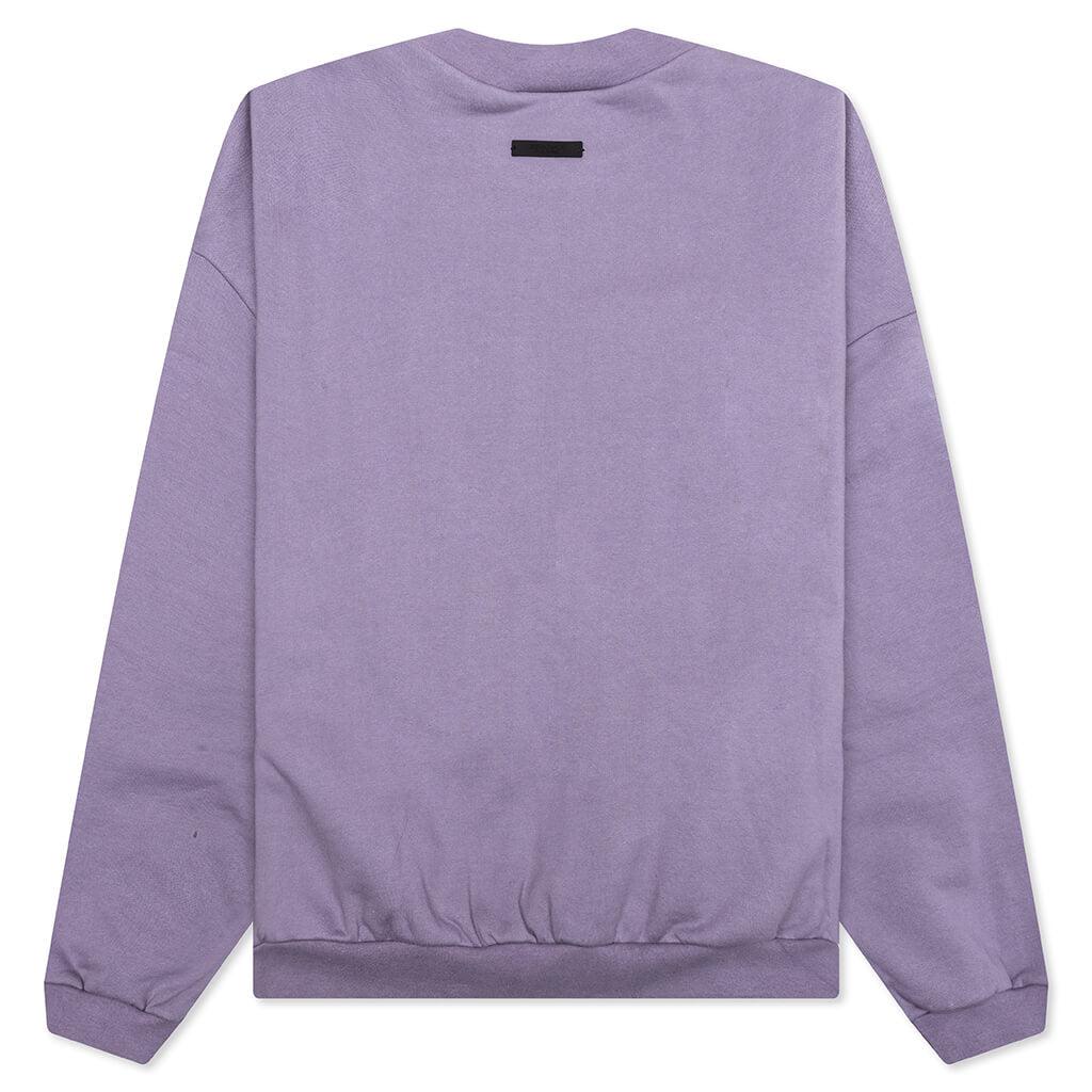 Heavy Fleece Crewneck - Lavender Male Product Image
