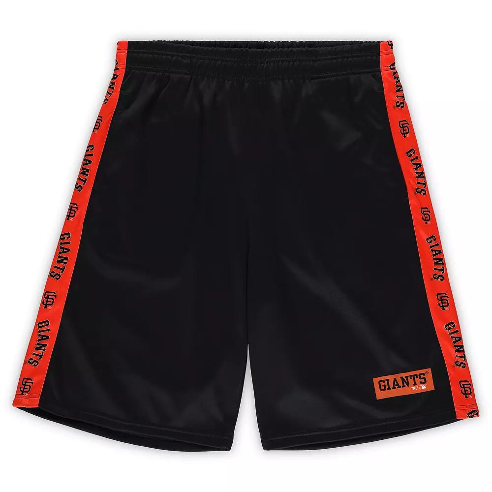 Men's Profile Black San Francisco Giants Big & Tall Fleece Shorts, Size: 2XB Product Image