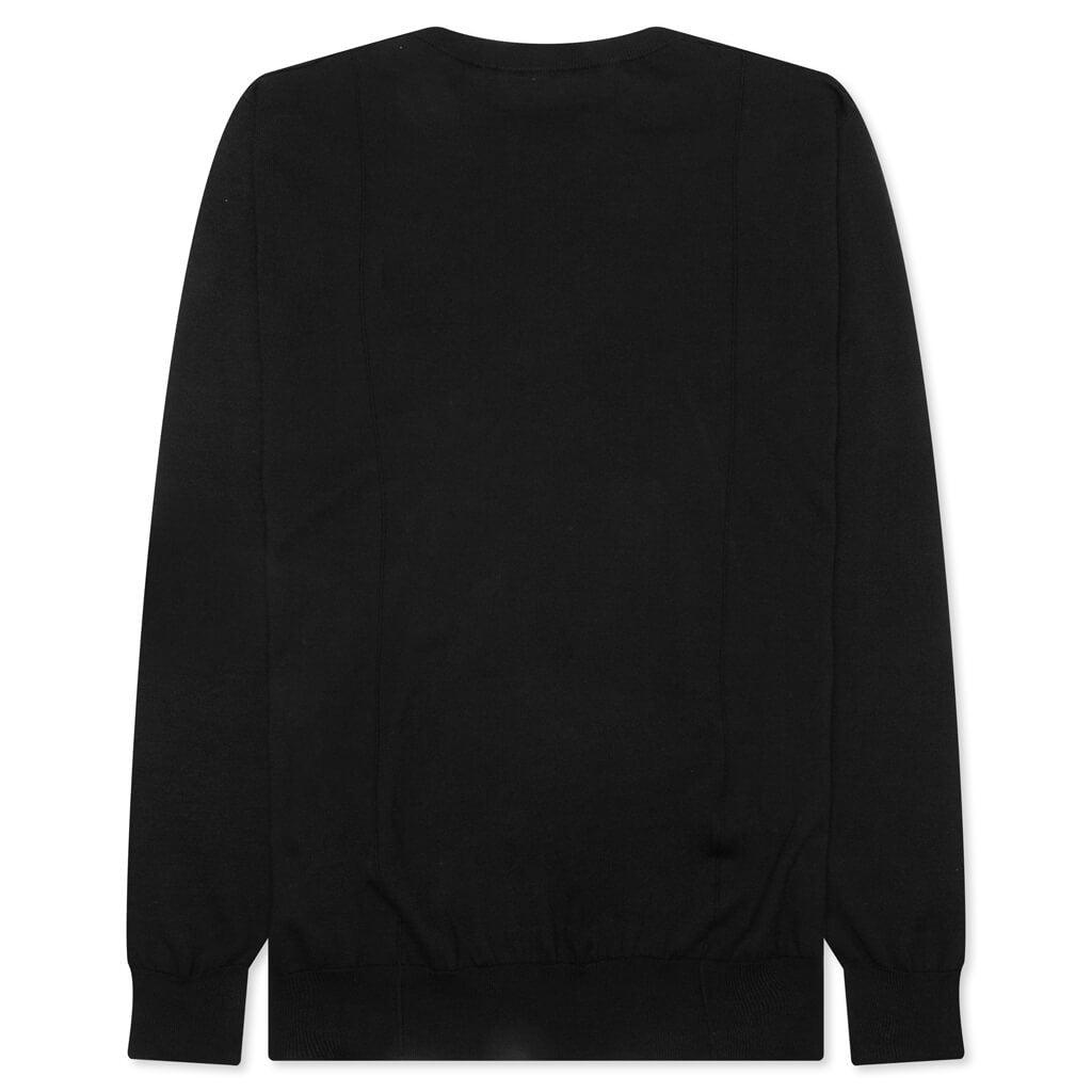 Cotton Sweater - Black Male Product Image
