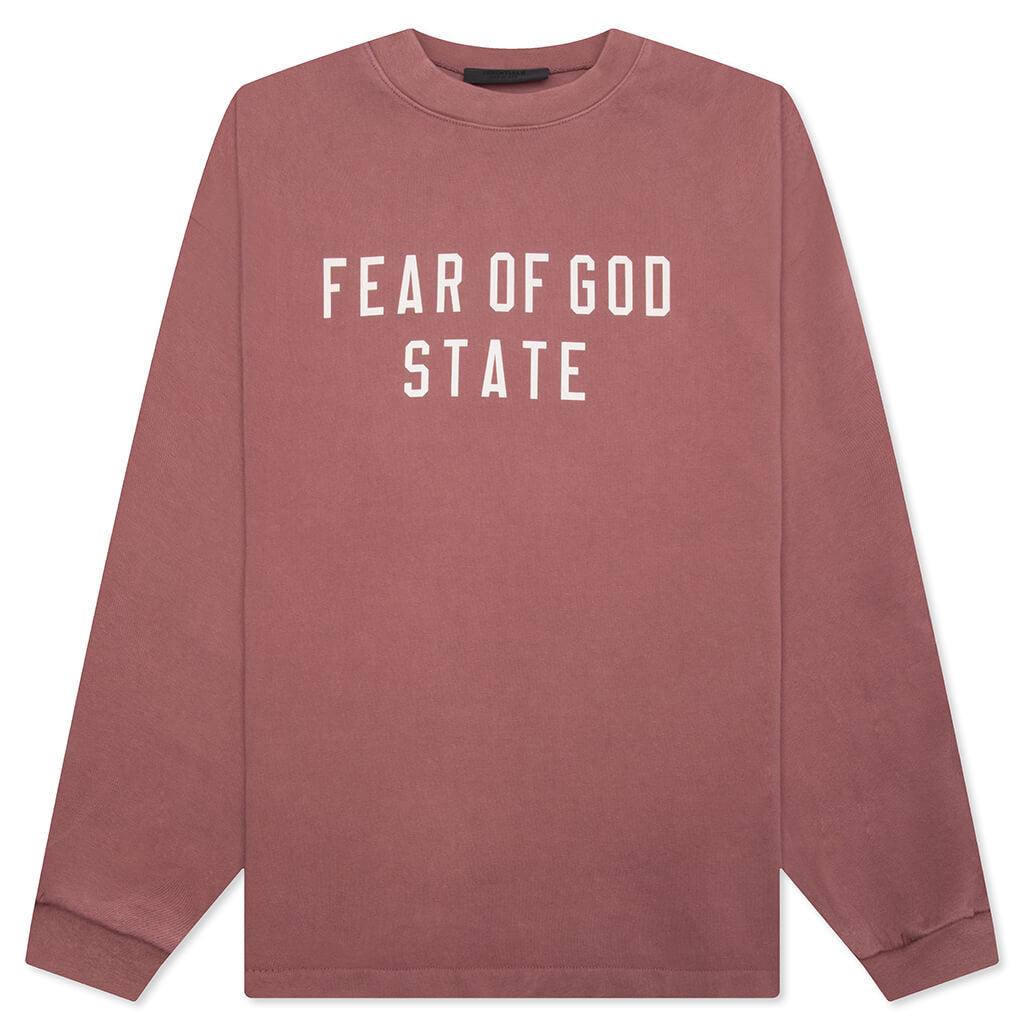Heavy L/S Tee - Crimson Male Product Image
